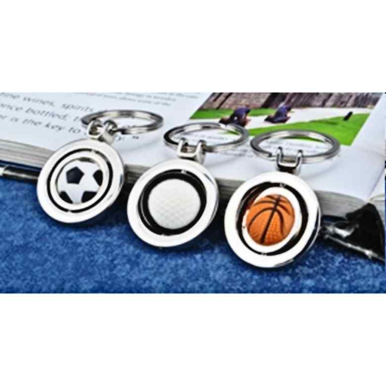 Metal Soccer Keychain-2